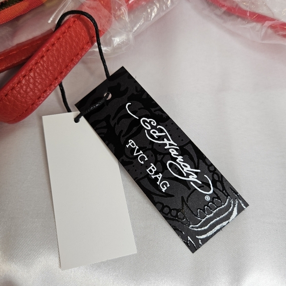 Ed Hardy Tiger Tote Clear PVC NWT - Picture 4 of 6